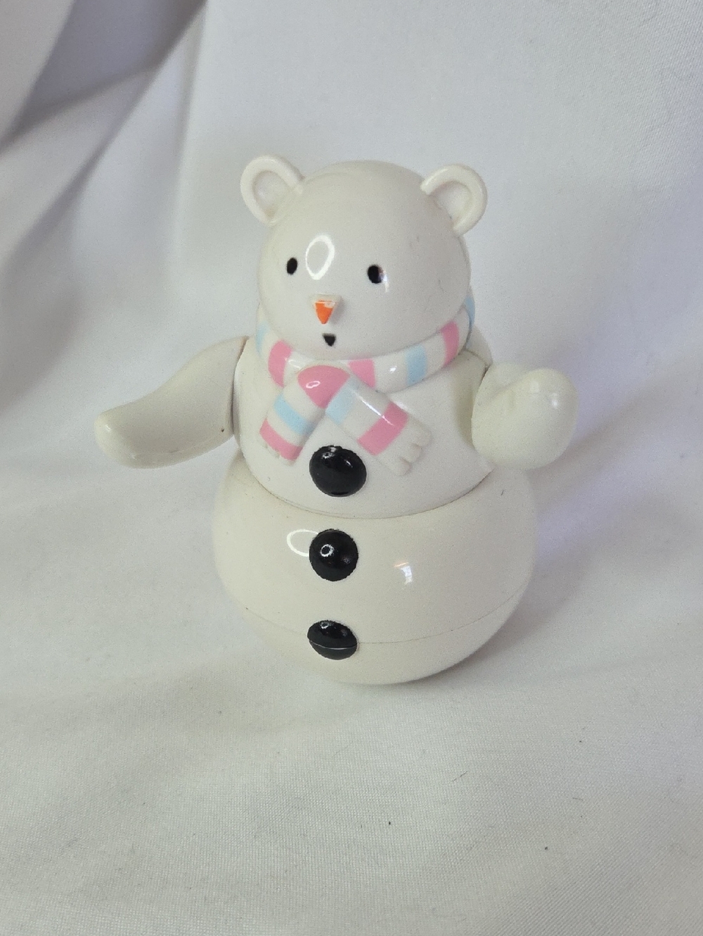 American Girl Bitty Baby Rattle Polar Bear Pleasant Company Vintage